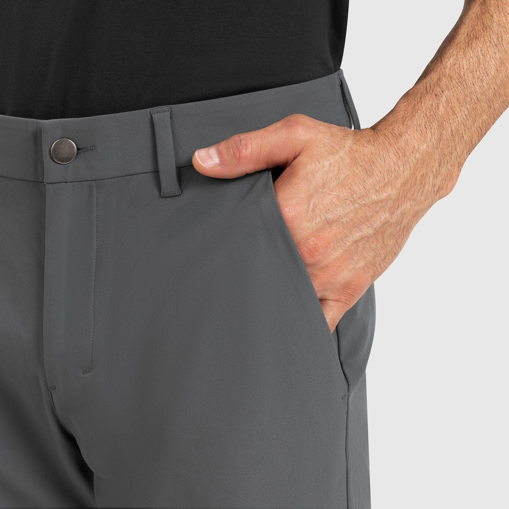 Work-Day Pants Dark Gray