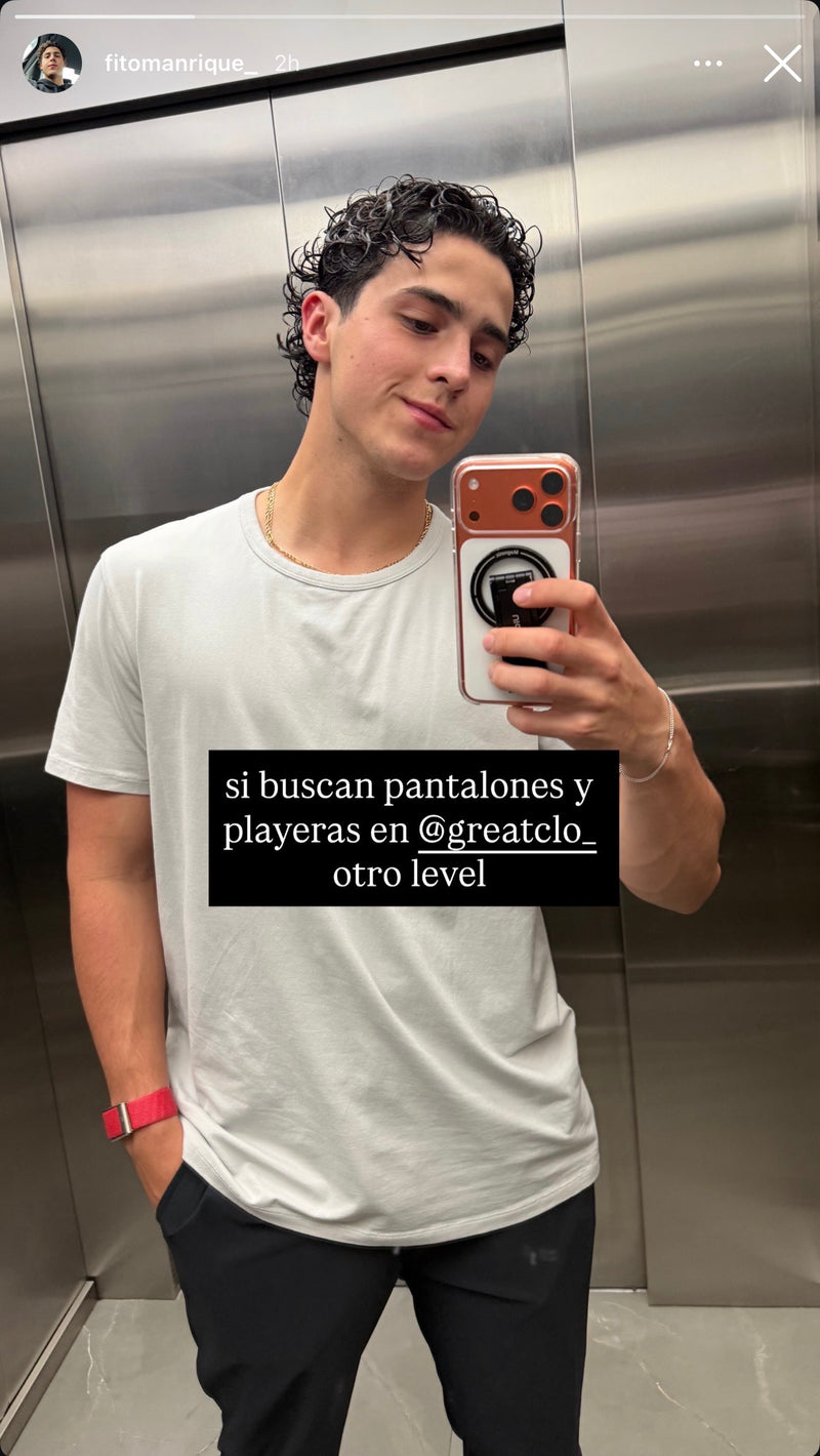 Playera básica para hombre lifestyle